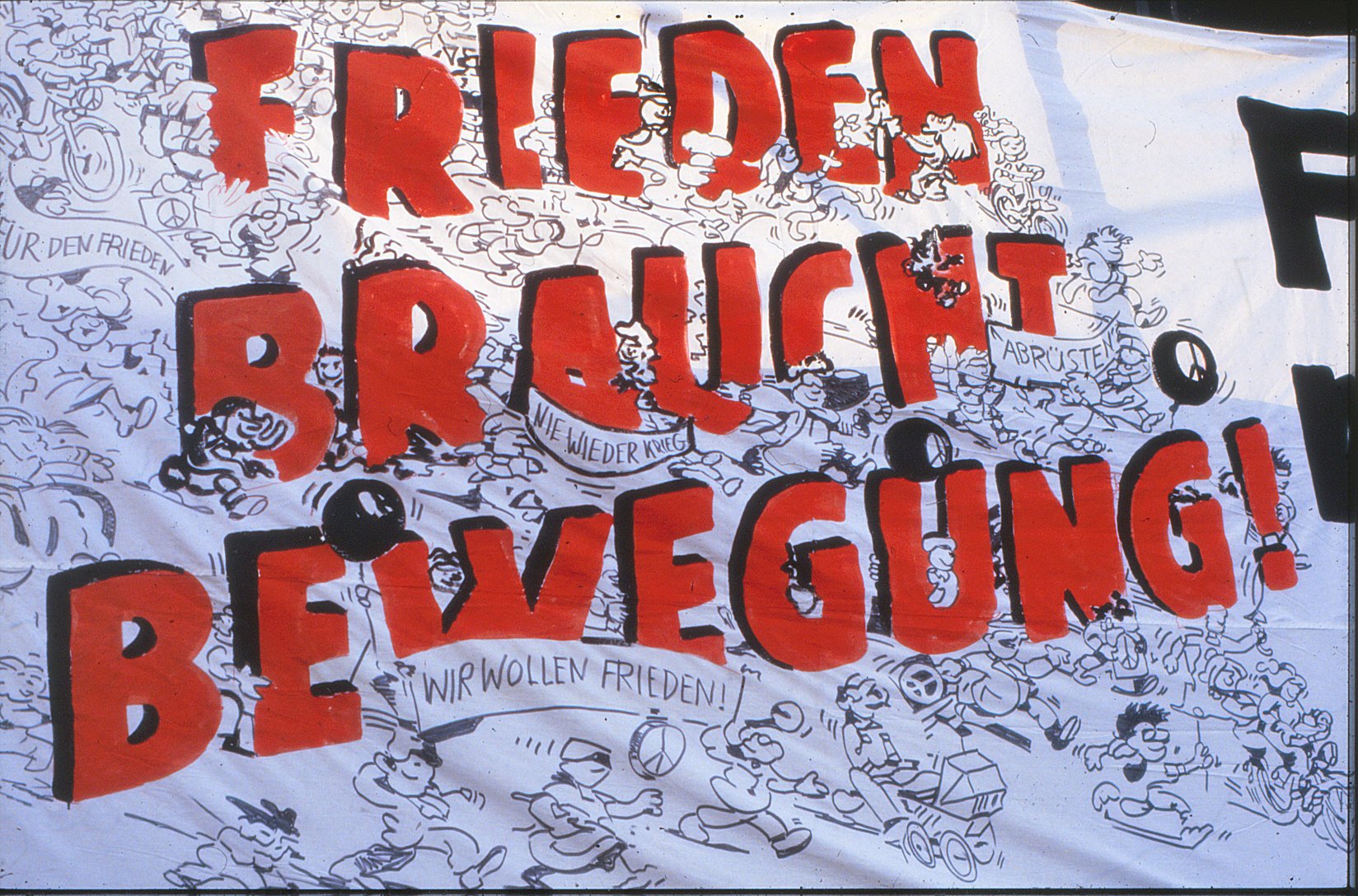 Großdemonstration zwischen Hasselbach und Bell im Oktober 1986